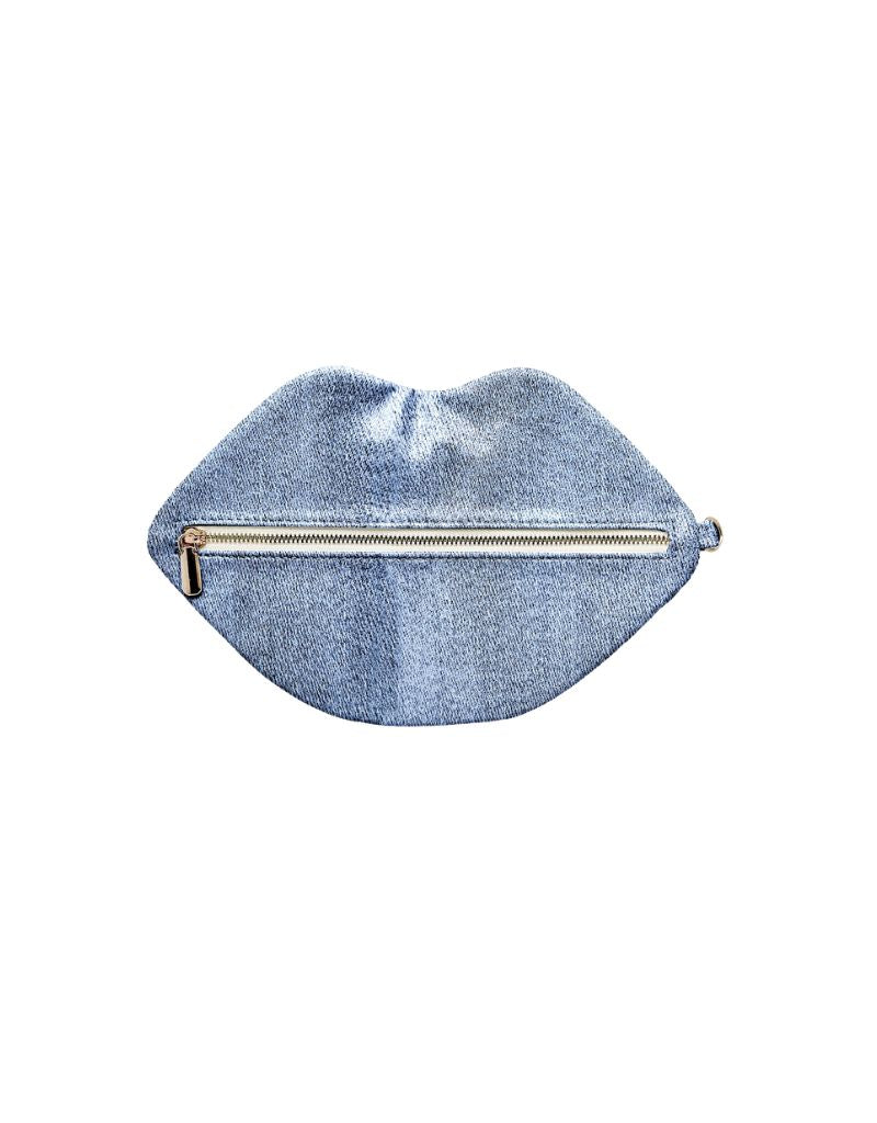 The Blake Light Blu Denim Lip Pouch