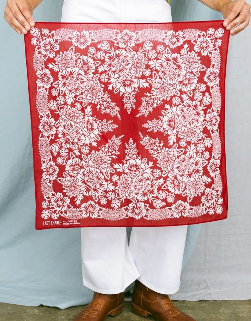 Cotton Blossom Bandana Brick