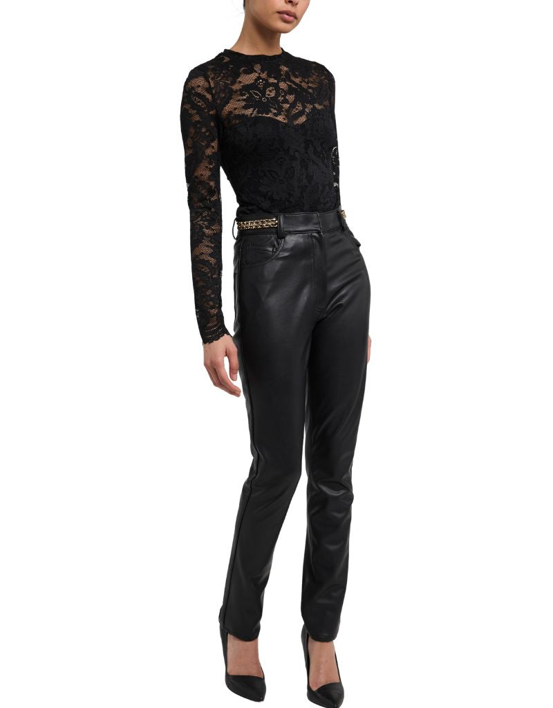 Clayton Lace Top Black