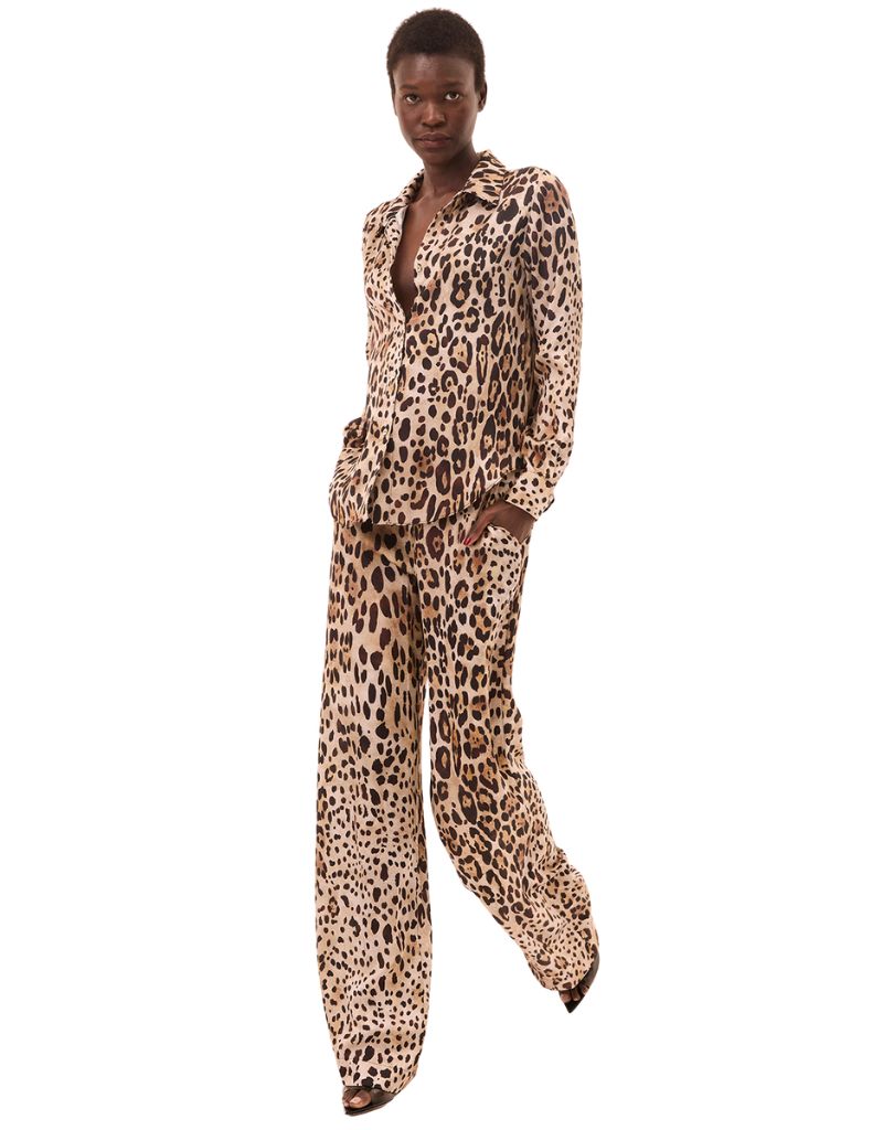 Celine Top Leopard Print