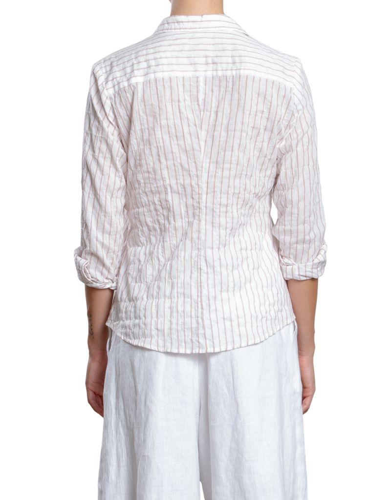 Layla Shirt in Japanese Stripe Brick