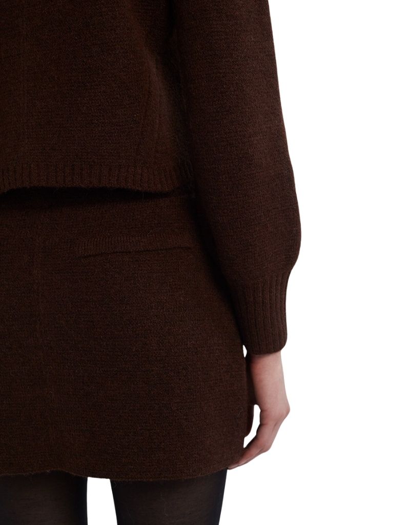 Lydia Mini Skirt Cocoa