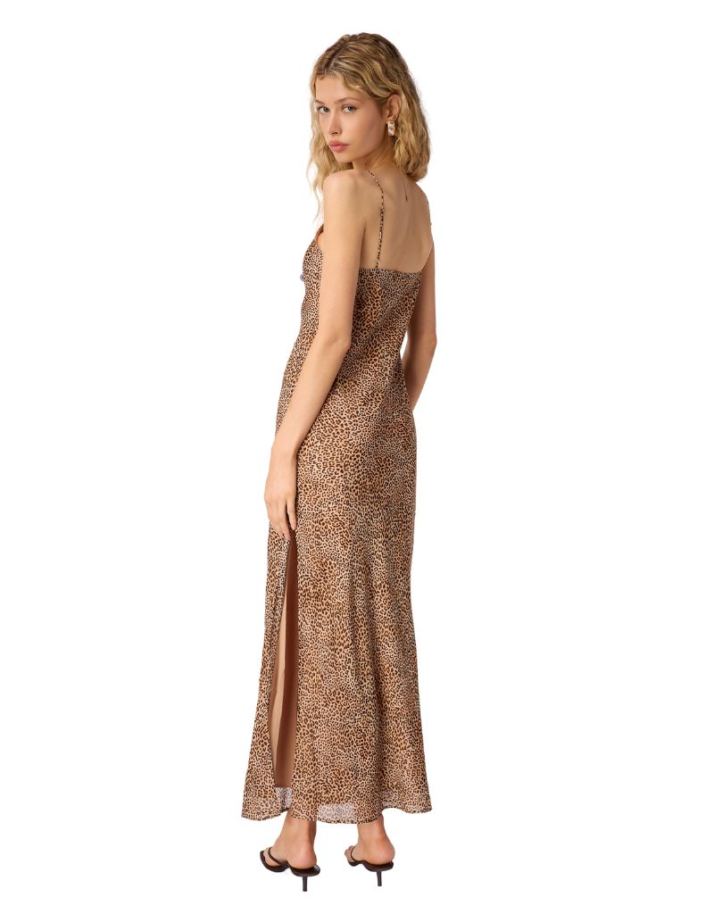 Raven Chiffon Maxi Dress Leo